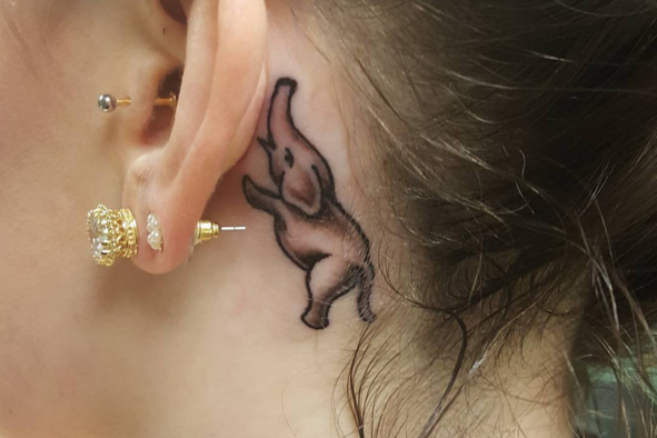 21 insanely creative behind the ear tattoos tlcme tlc 21 insanely creative behind the ear tattoos tlcme tlc