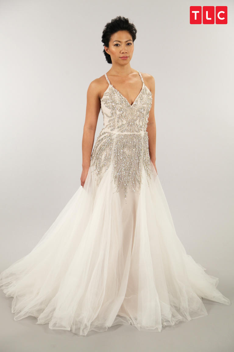 Hayley Paige A Line Dress