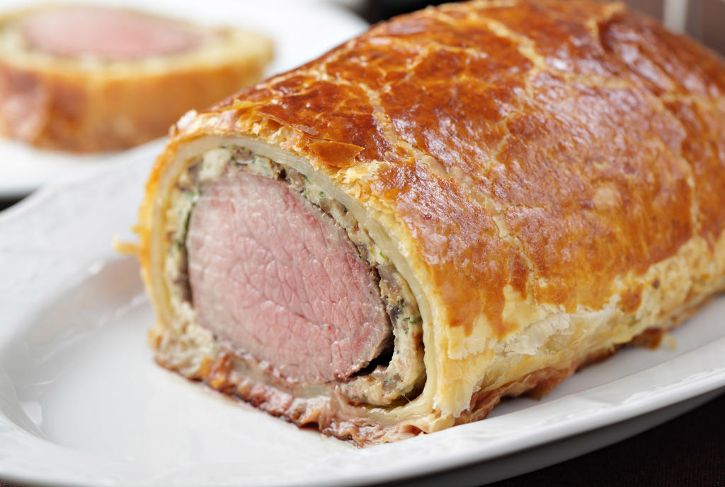 Roast Beef Wellington with Green Beans | Take Home Chef | TLC