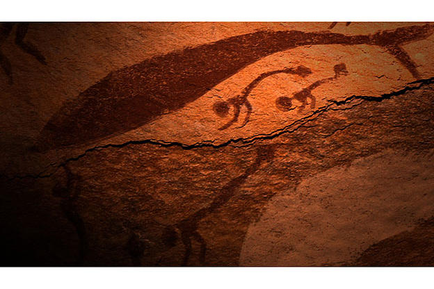 Sandstone caves in Egypt hold the most ancient depictions of mermaids. Human creatures with tails, hunting with spears and nets are depicted on the cave walls.